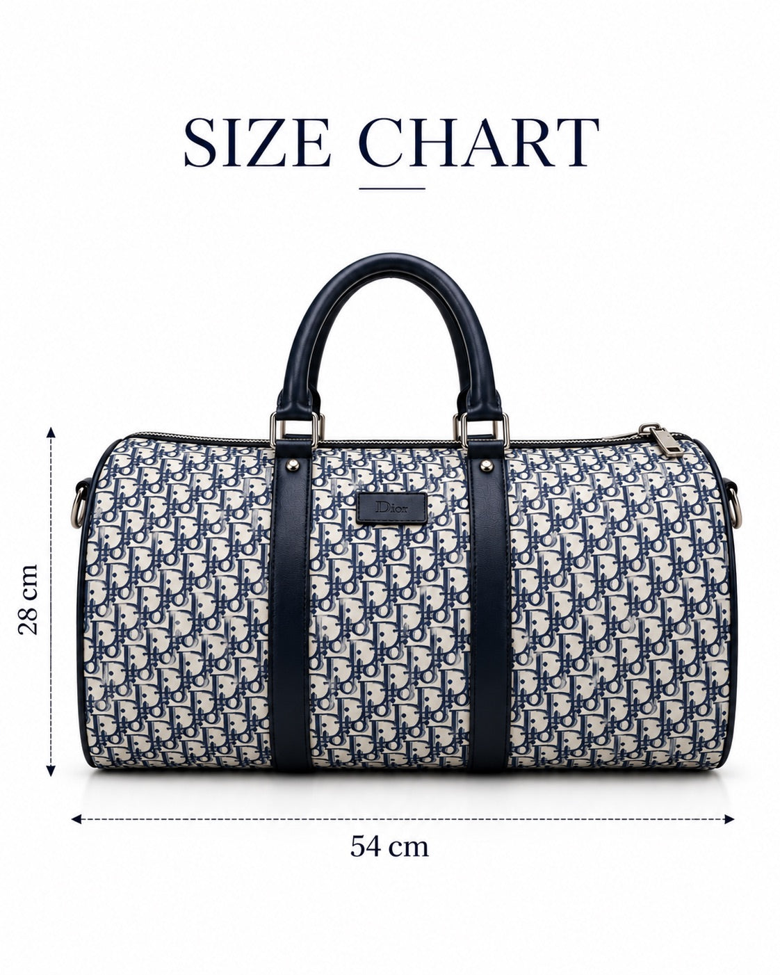 Dior Navy White Bag