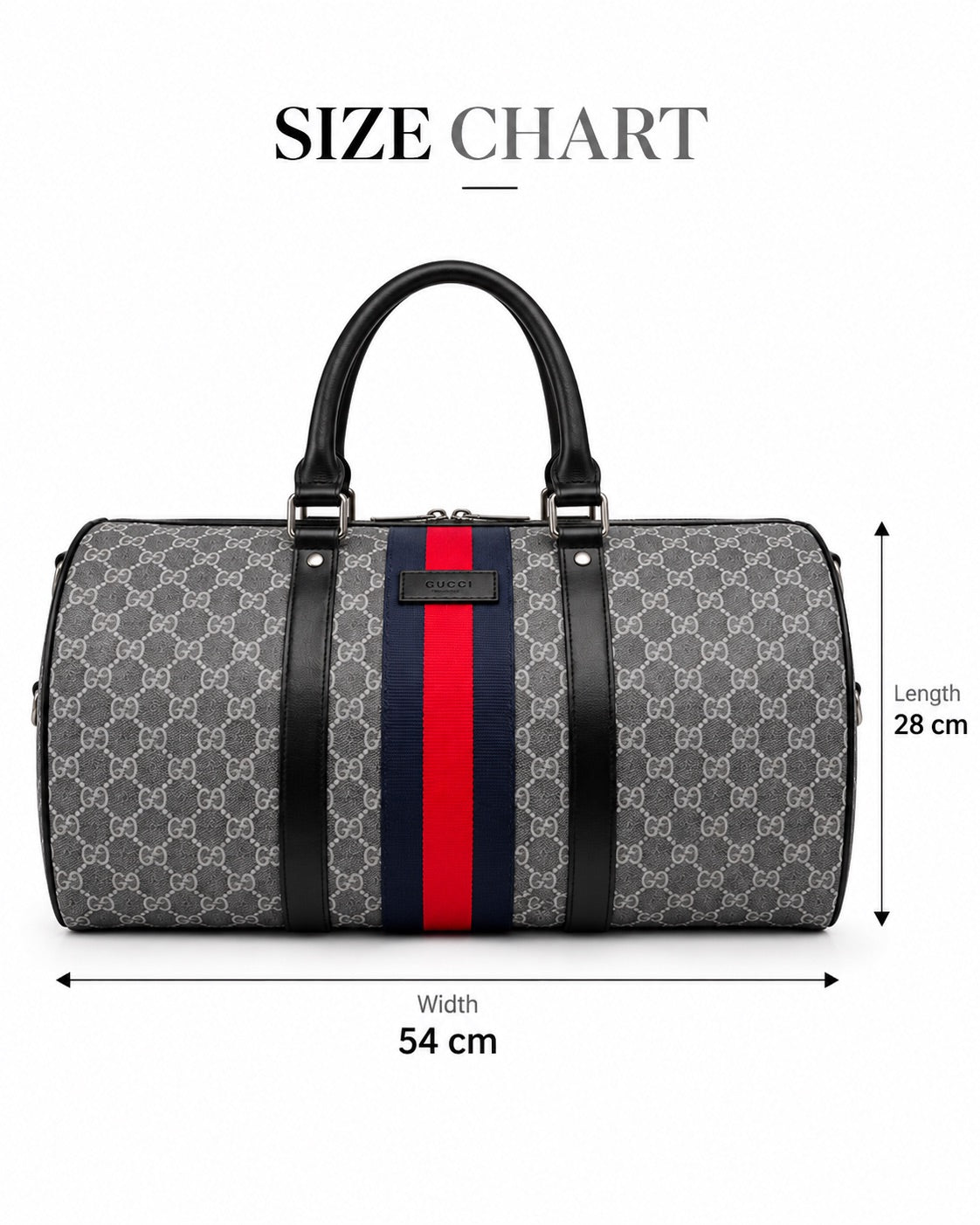 GG Black Grey Bag