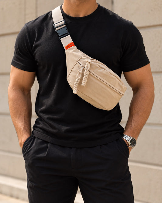 Beige CrossBody Bag
