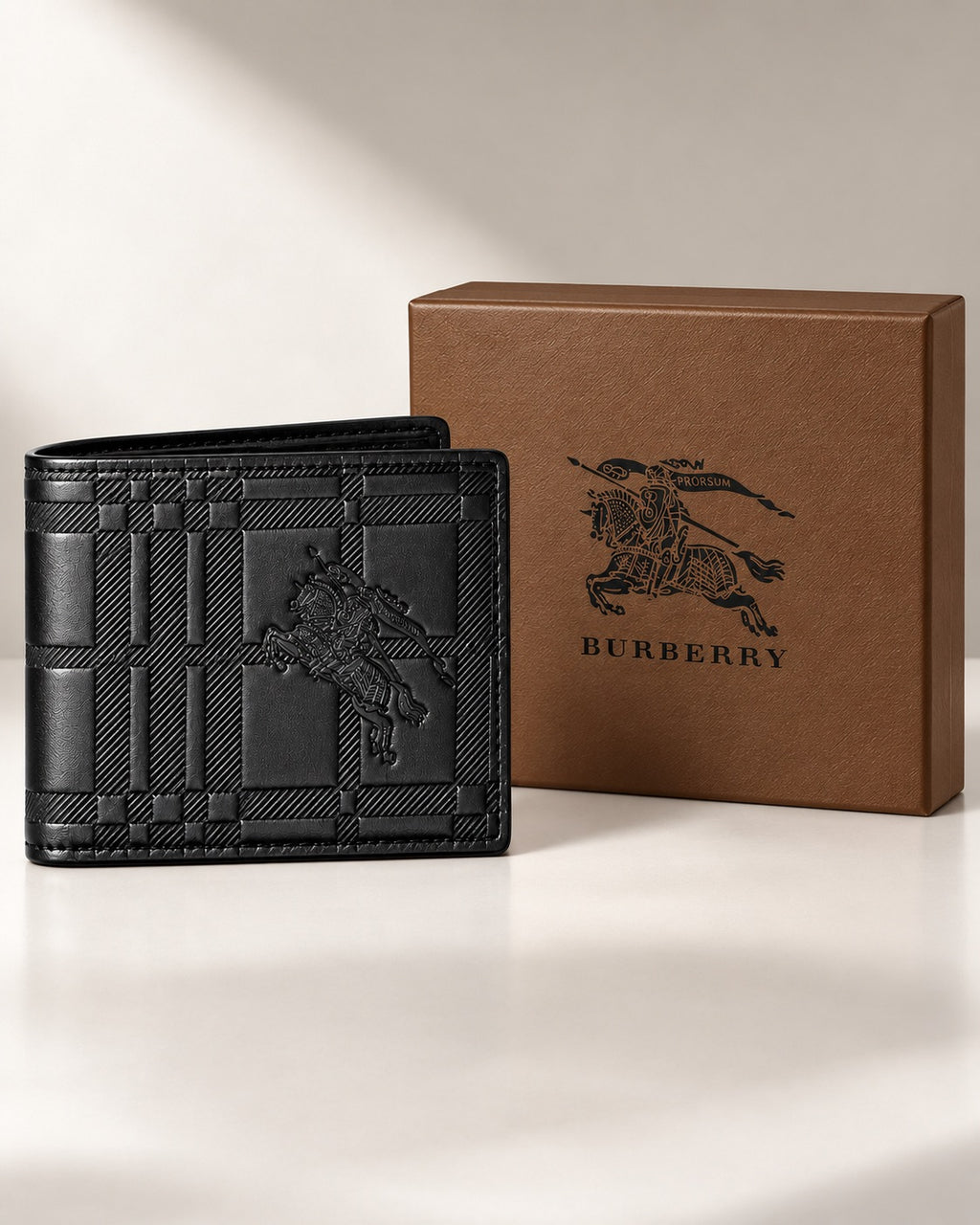 Burb. Black Wallet