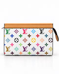 LV White Joy Clutch