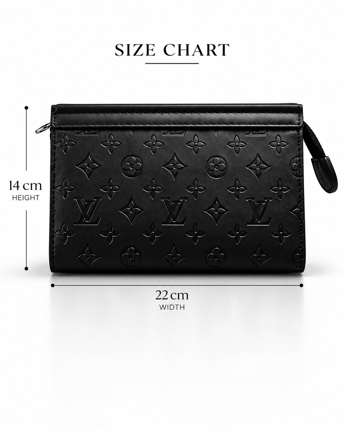 LV Black Clutch