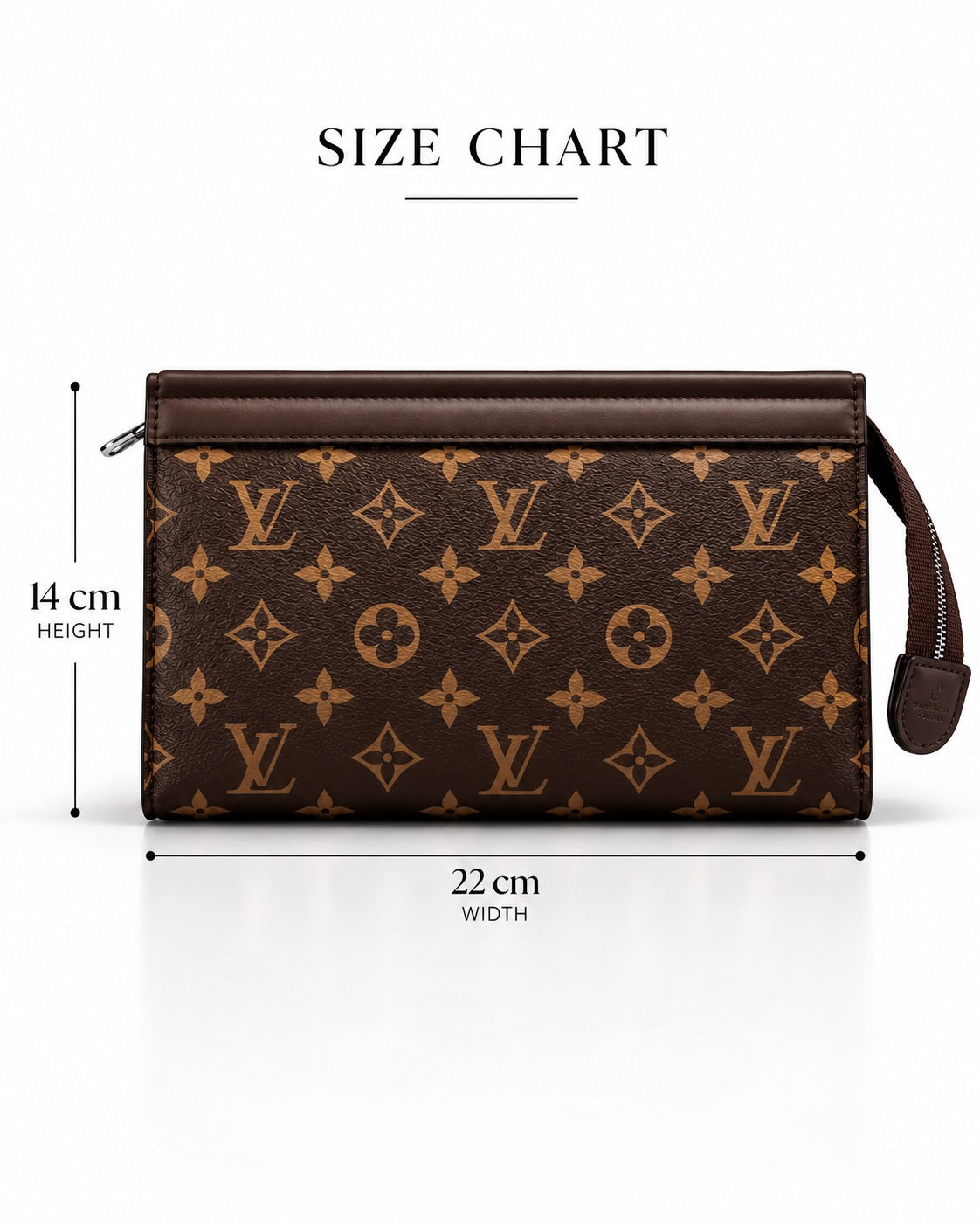 LV Brown Clutch