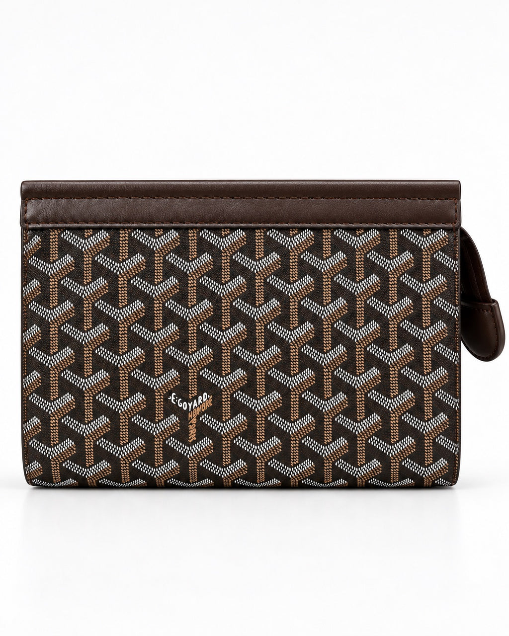 Brown Goyard Clutch