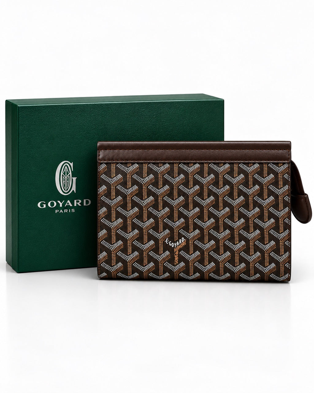 Brown Goyard Clutch
